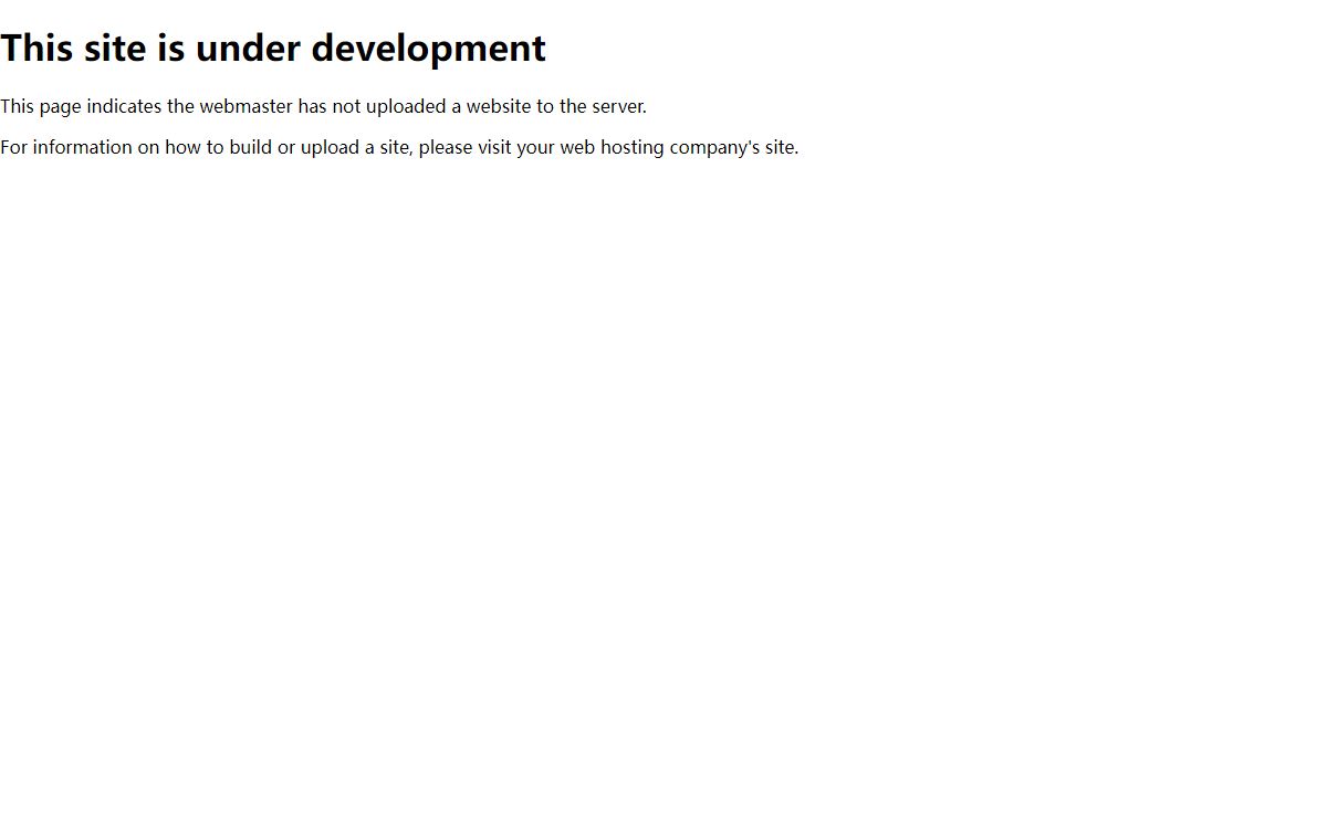 This site is under development