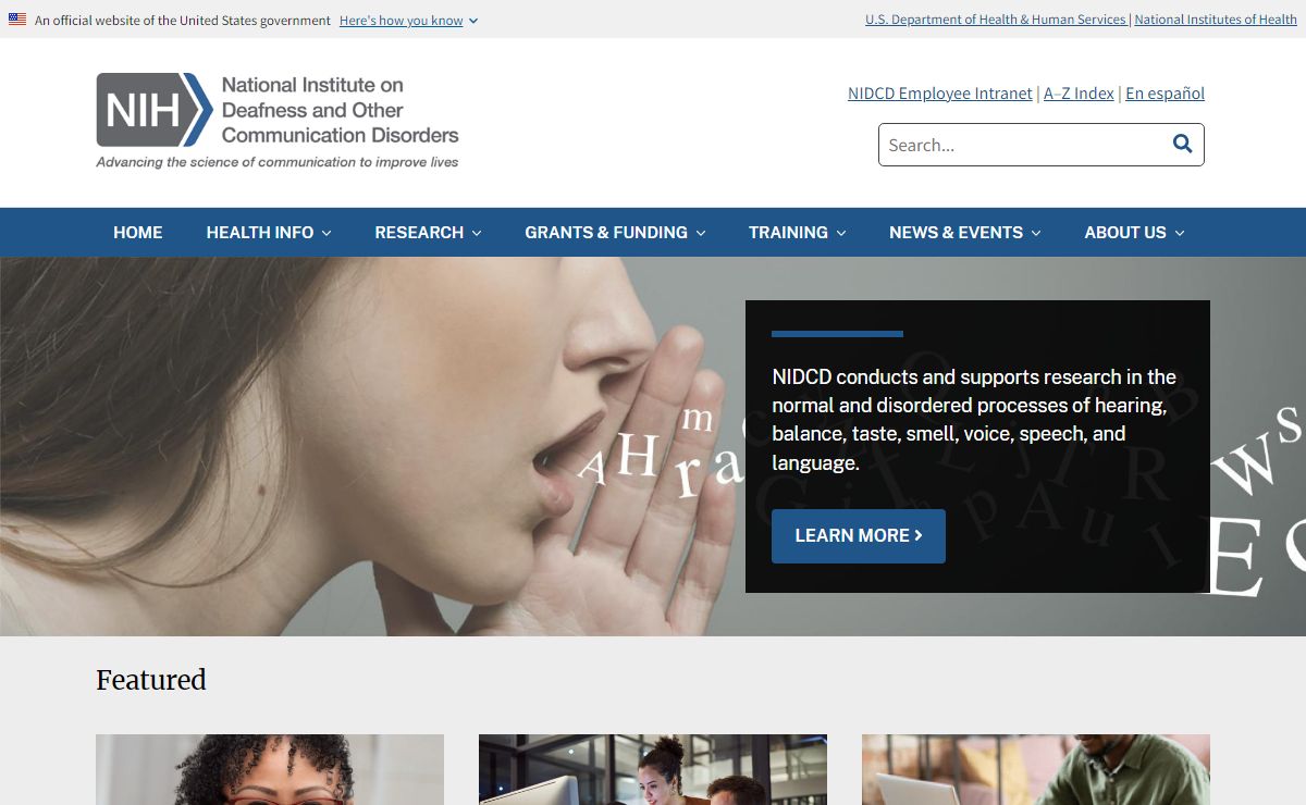 Home Page | NIDCD