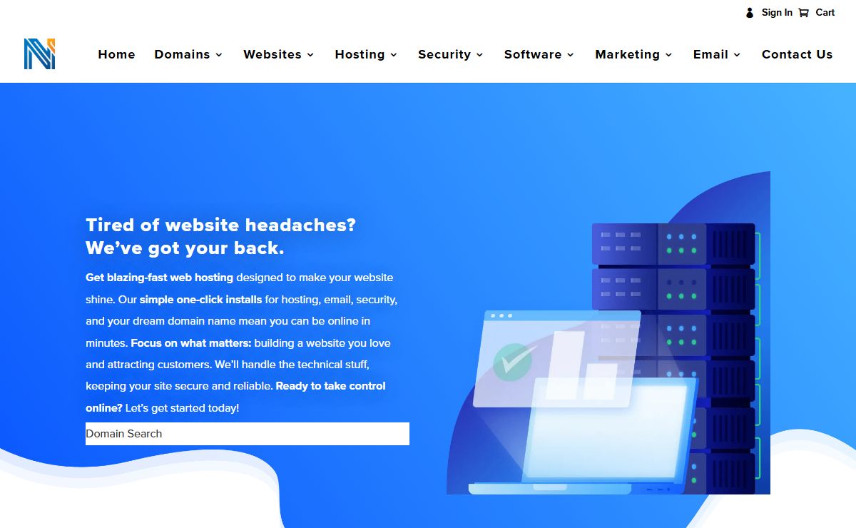 Domains, Hosting & Security - Ni Design