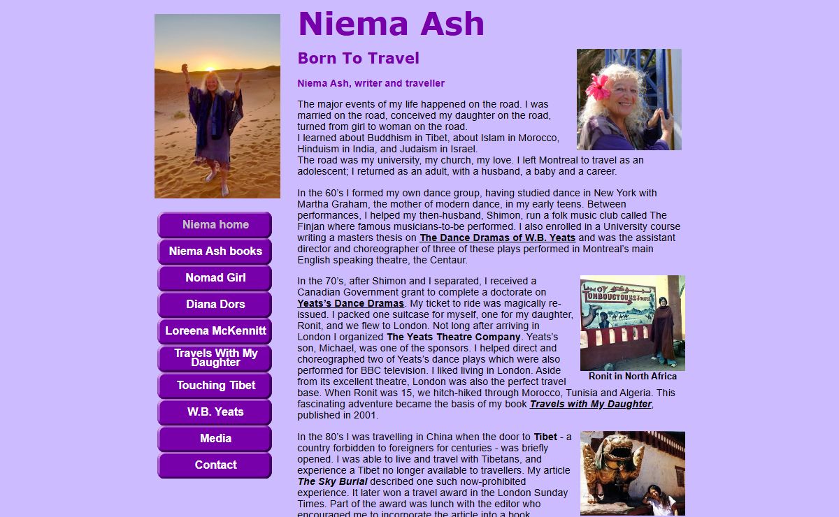 Niema Ash - traveler and writer