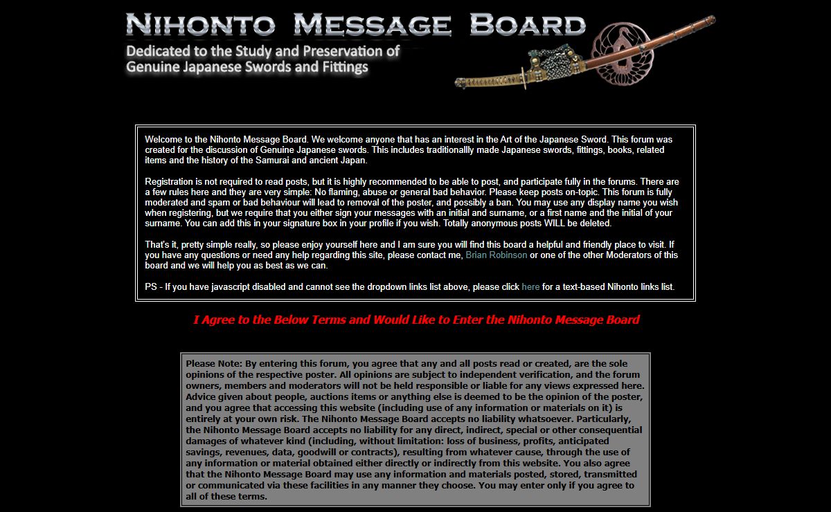 Nihonto Message Board