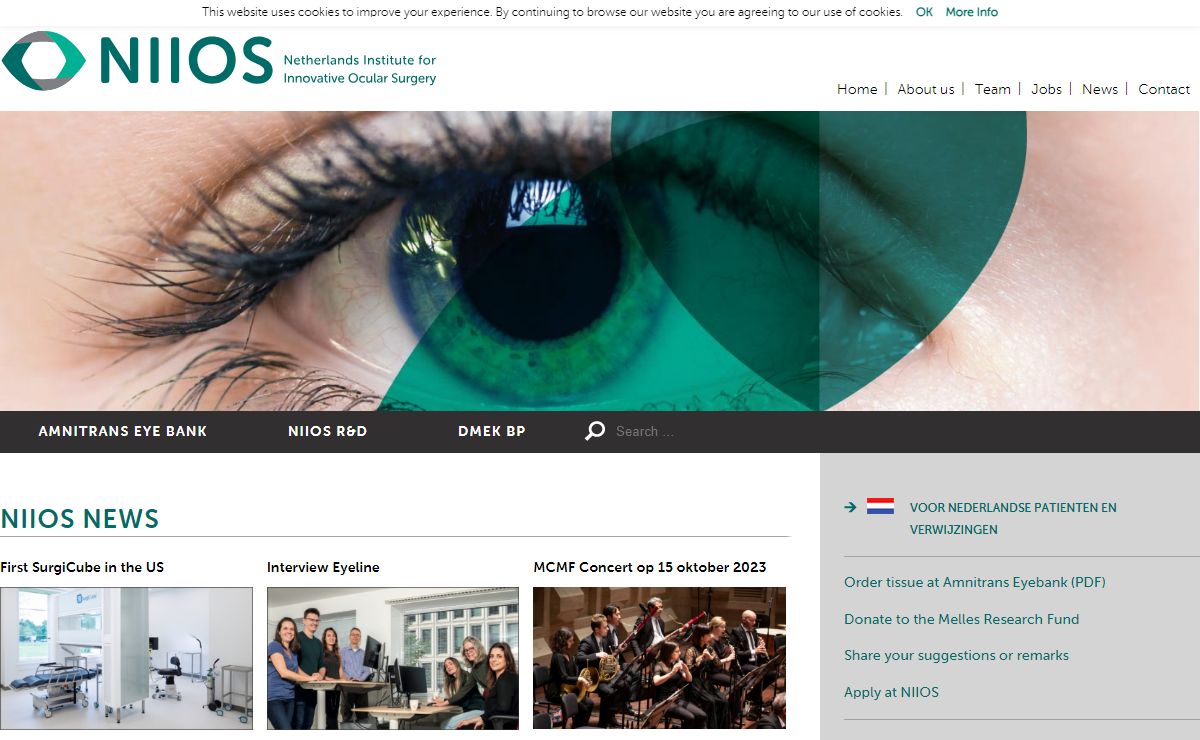 NIIOS | Research, Academy, EyeBank, Clinic