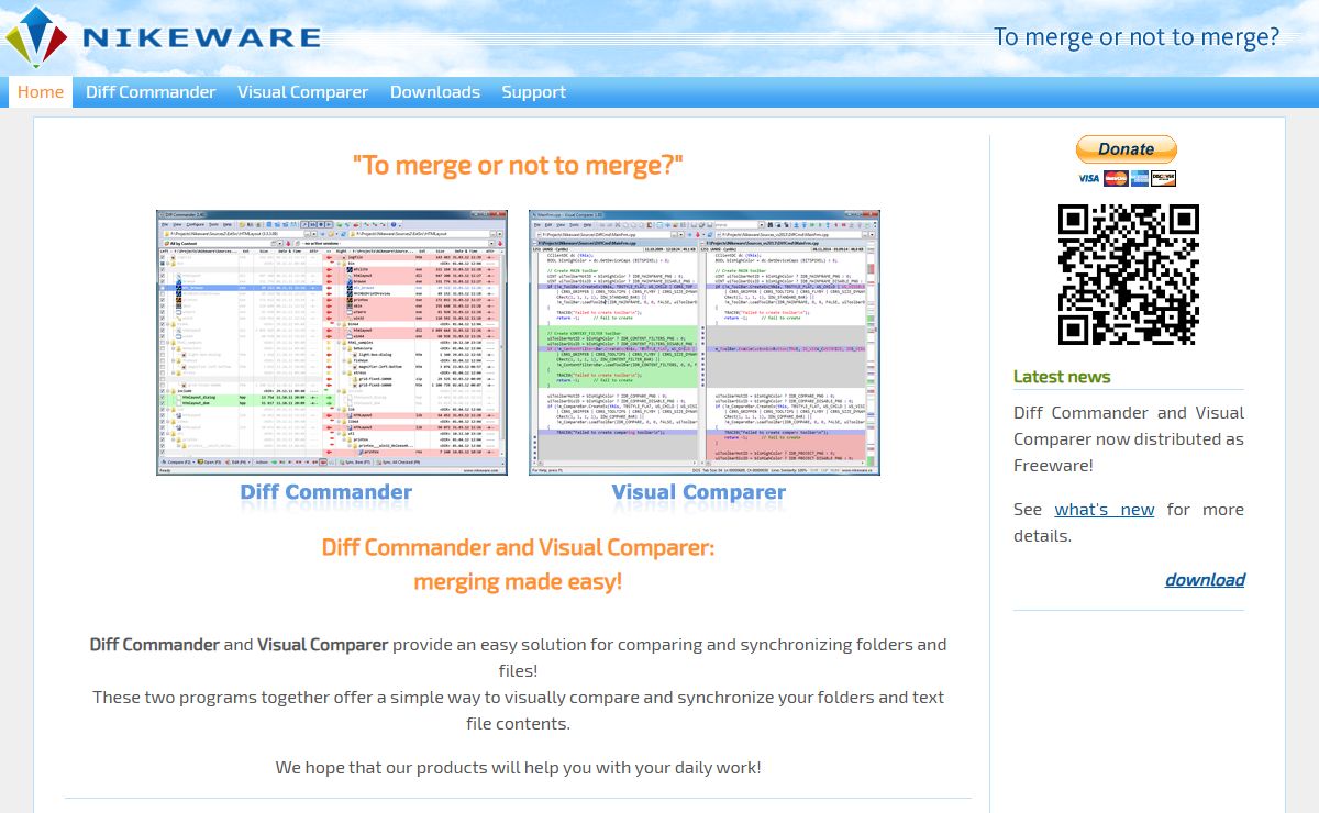 File compare and synchronize directories tools - Nikeware