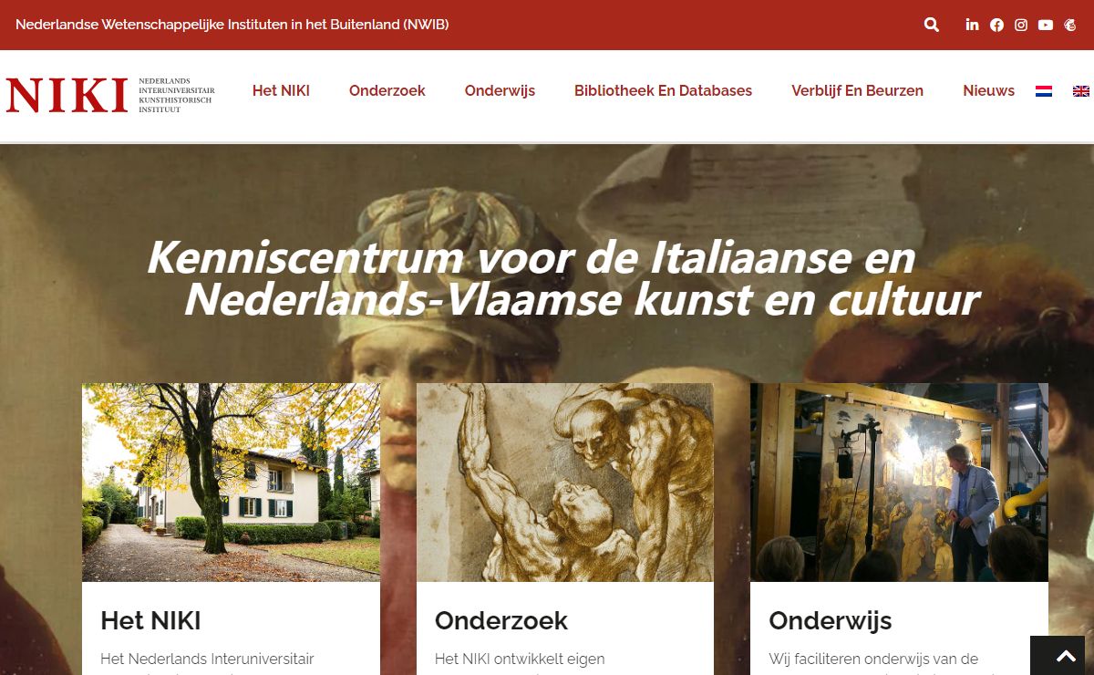 NIKI Florence – Het Nederlands Interuniversitair Kunsthistorisch Instituut te Florence