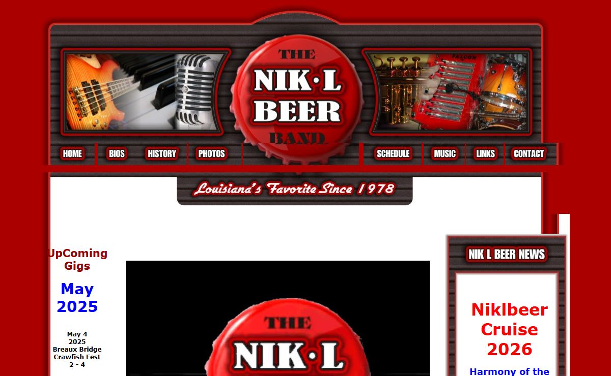 The Nik L Beer Band - Louisiana's Favorite Since 1978!
