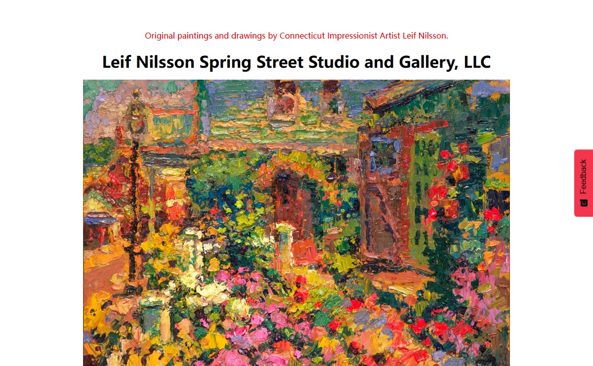 Leif Nilsson Spring Street Studio and Gallery