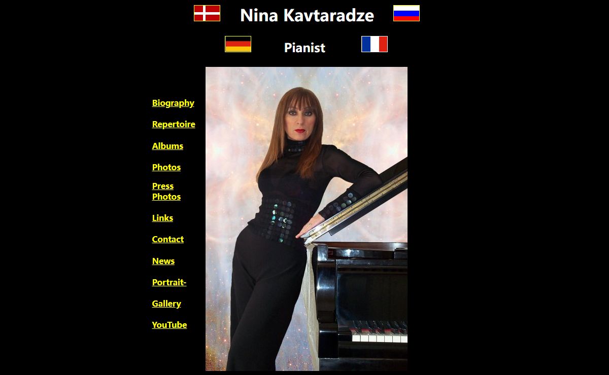 Nina Kavtaradze, Pianist