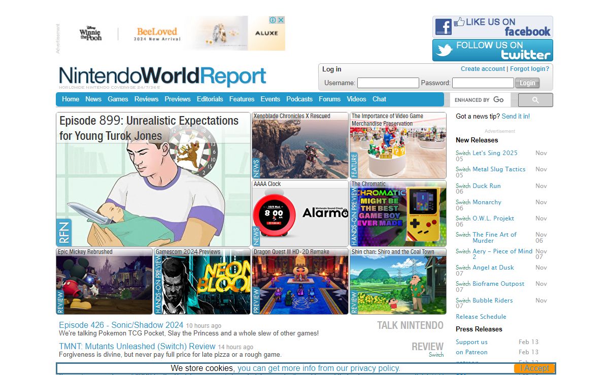 Nintendo World Report - Home Page