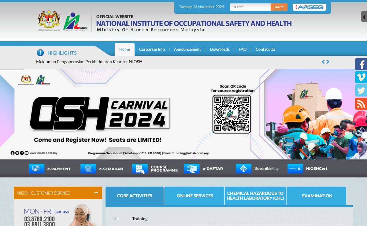 National Institute of Occupational Safety and Health