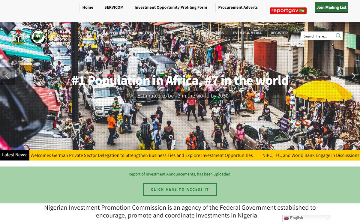 Nigerian Investment Promotion Commission – NIPC