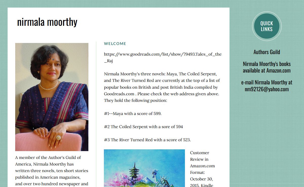 nirmala moorthy - Welcome