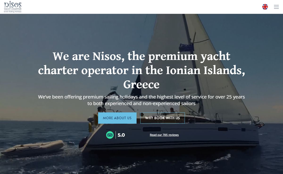 Nisos Yacht Charter - Premium Sailing Holidays in the Ionian Islands, Greece