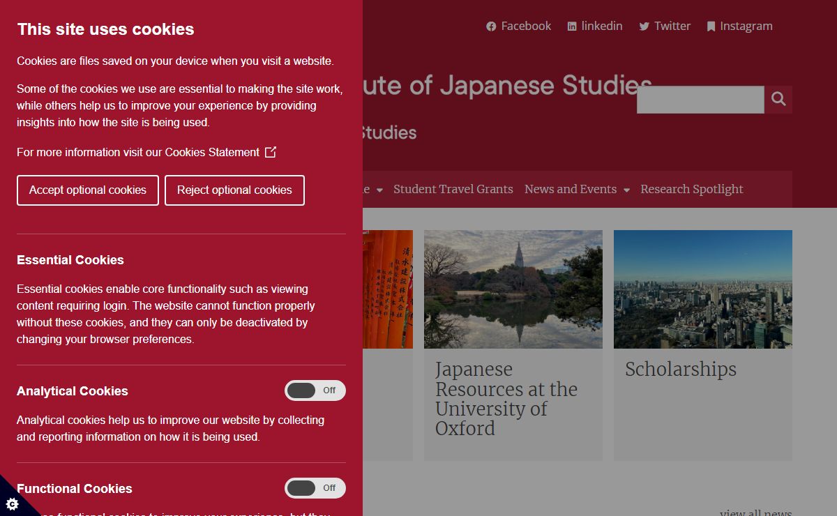 Home | Nissan Institute of Japanese Studies