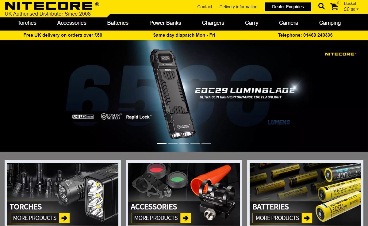 Nitecore UK LED Torches, Batteries and Chargers | Nitecore.co.uk