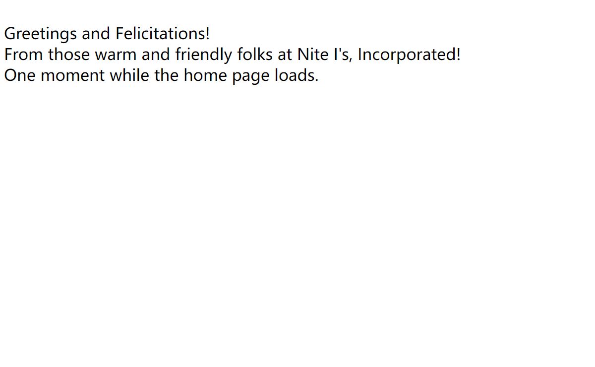 Nite I's, Incorporated---Home Page!