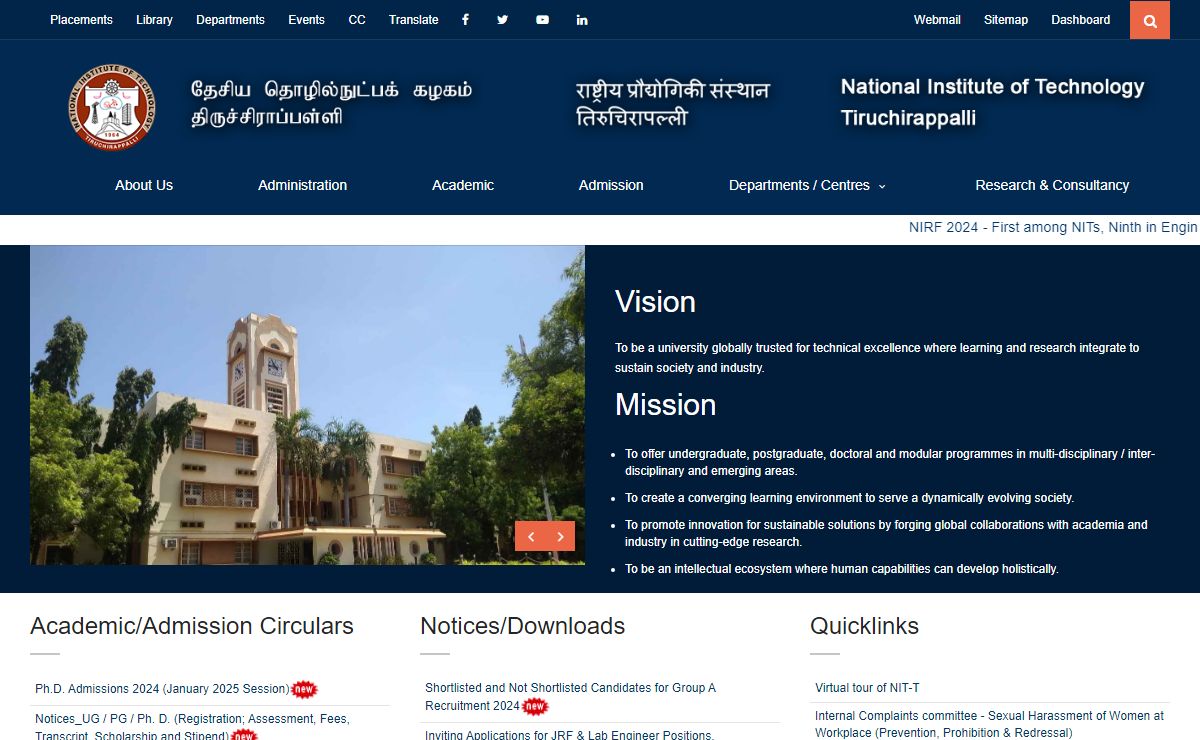 National Institute of Technology, Trichy