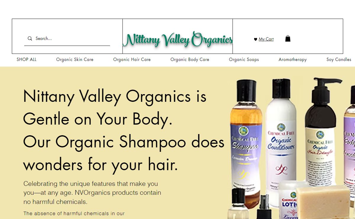 Nittany Valley Organics, NVOrganics | organic shampoo
