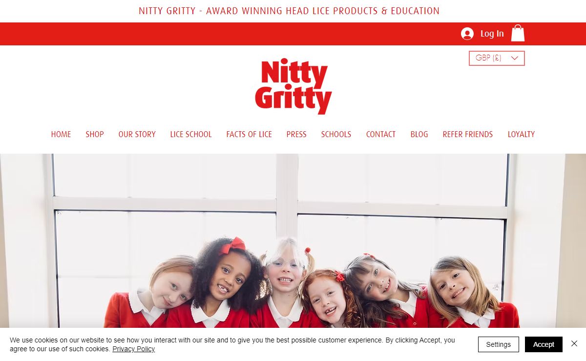 NITTY GRITTY - AWARD WINNING HEAD LICE PRODUCTS & EDUCATION