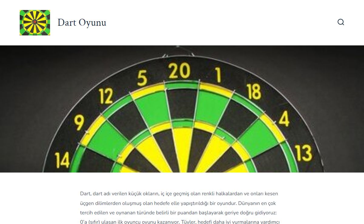 Dart Oyunu – Dart Nedir, Nasıl ve Nerede Oynanır