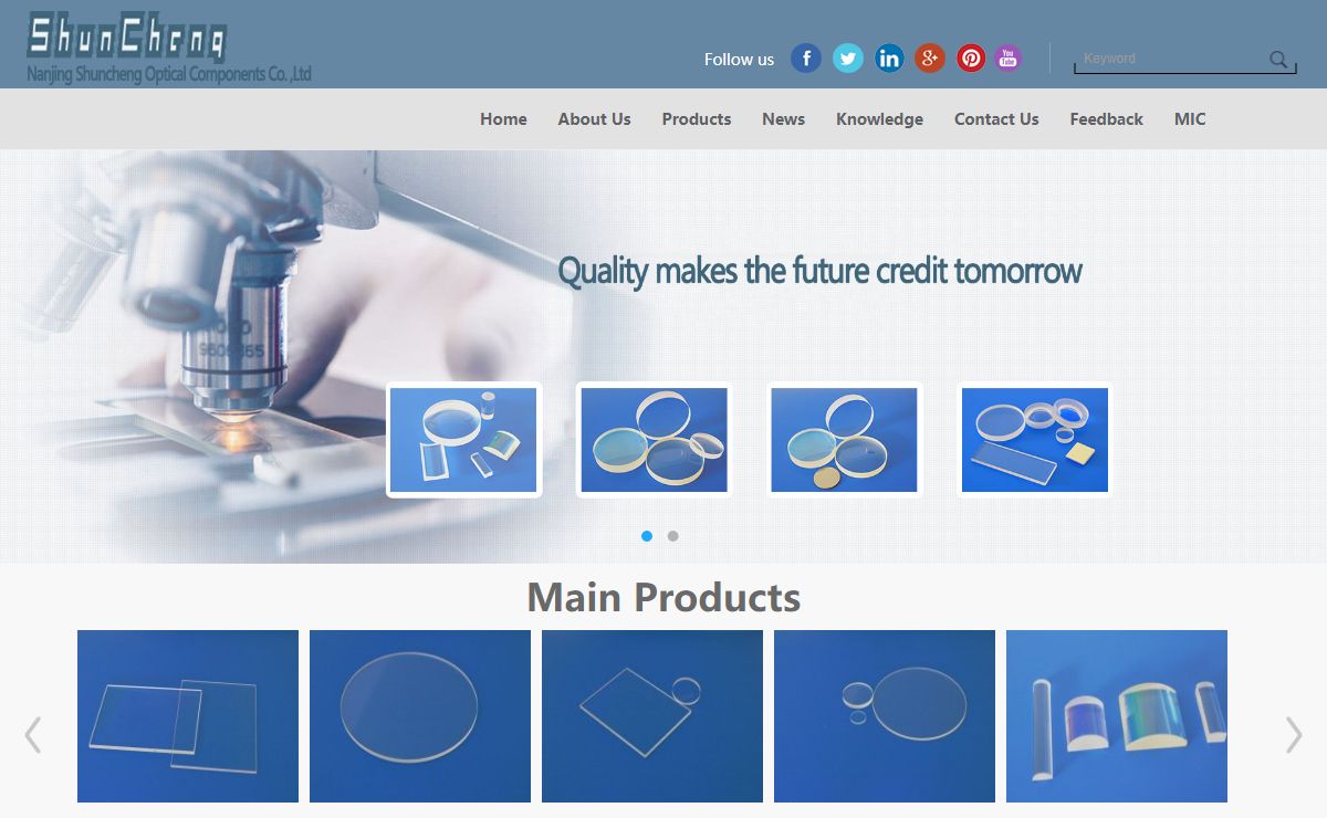Nanjing Shuncheng Optical Components Co.,Ltd.