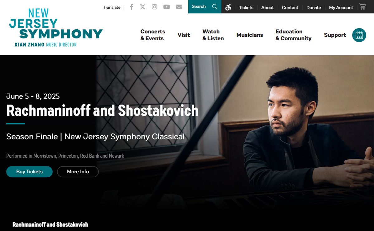 New Jersey Symphony welcomes you | New Jersey Symphony
