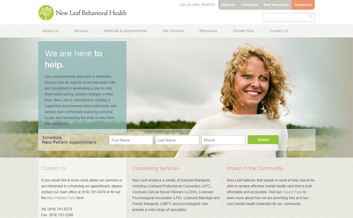 New Leaf Behavioral Health New Leaf Behavioral Health