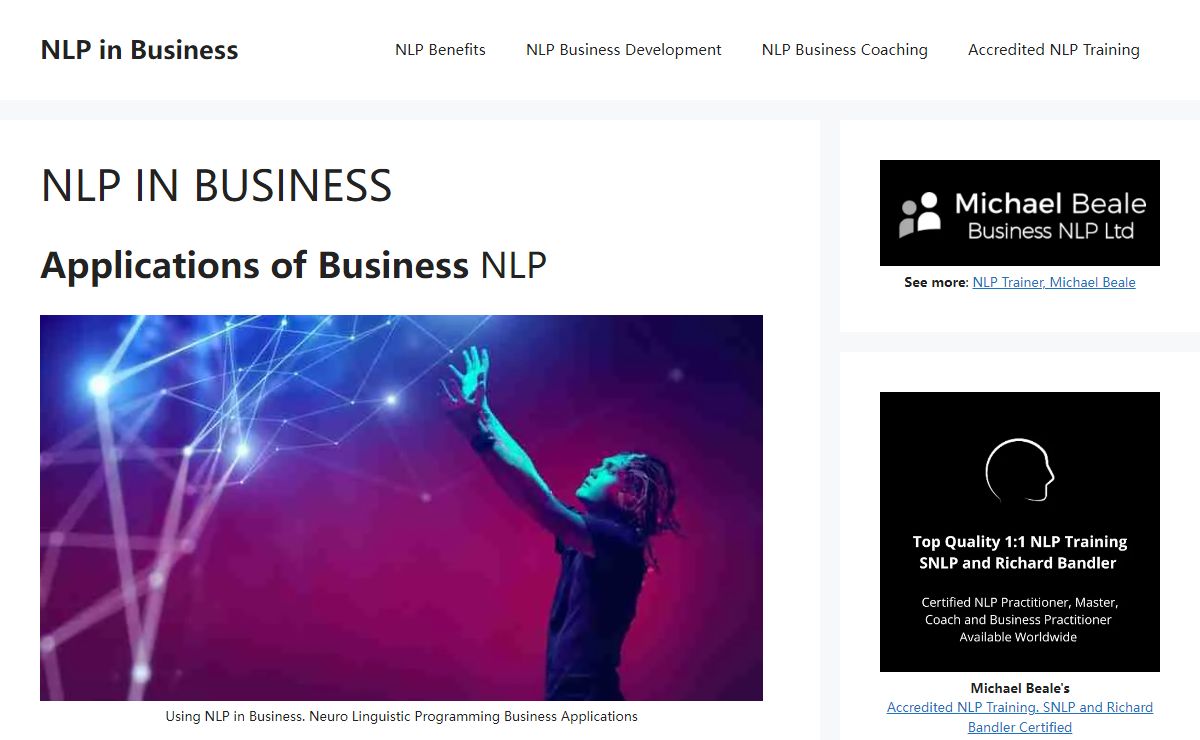 NLP in Business | 50+ Powerful Posts Using NLP in Business.