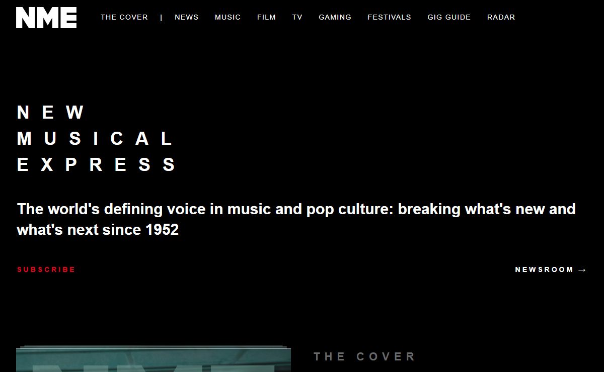 NME | Music, Film, TV, Gaming & Pop Culture News