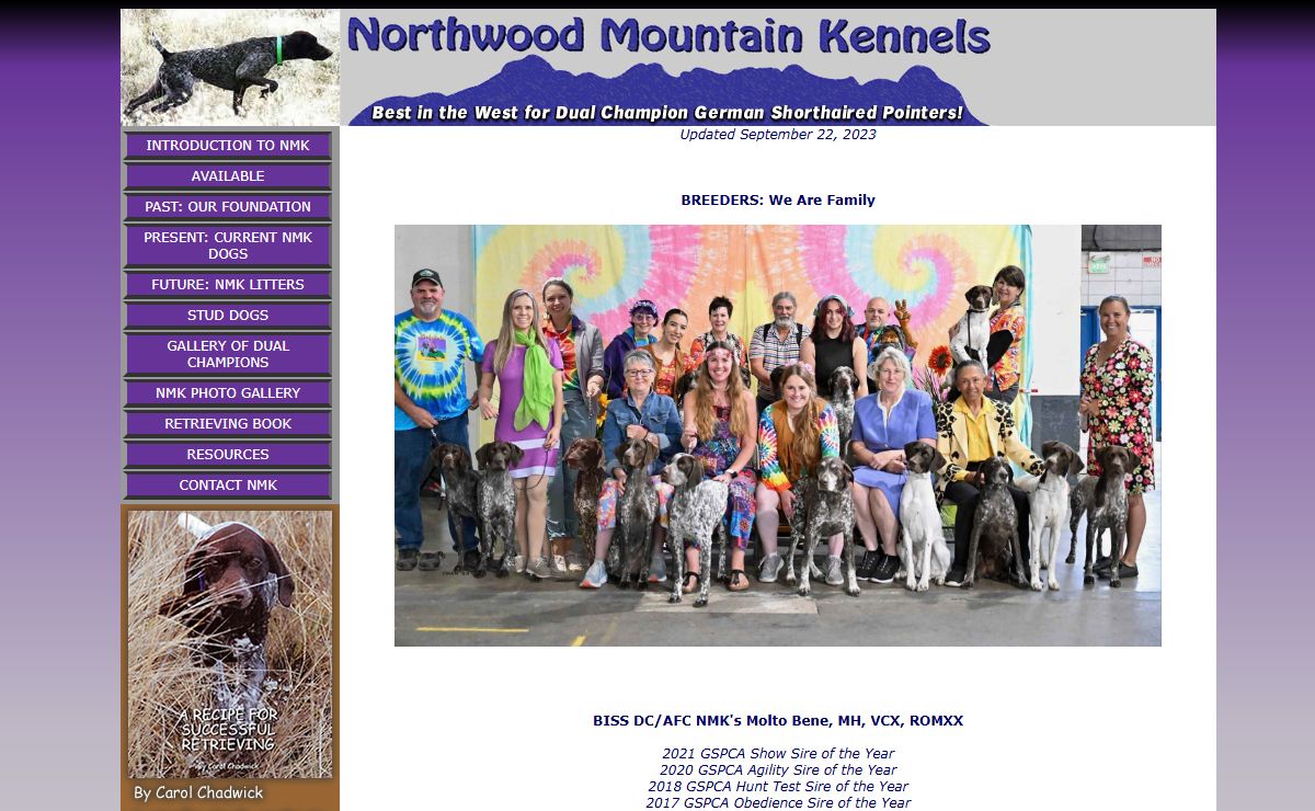 Northwood Mountain Kennels | GSP Puppies for Show and Field | Dual Champion German Shorthaired Pointers