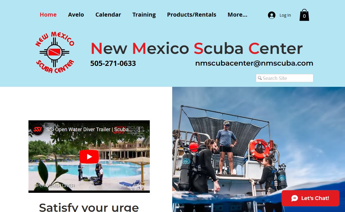 New Mexico Scuba Center - Scuba Training & Travel