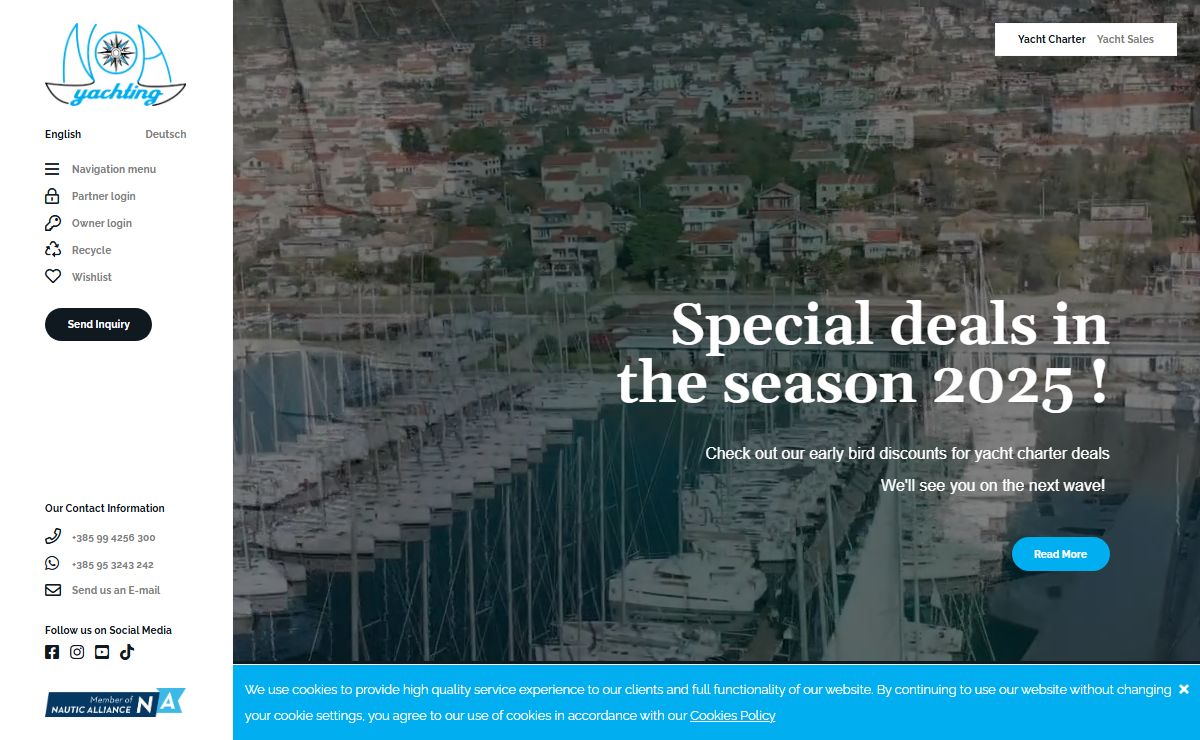 Yacht Charter Croatia - Sailing Yachts and Catamarans - Noa Yachting