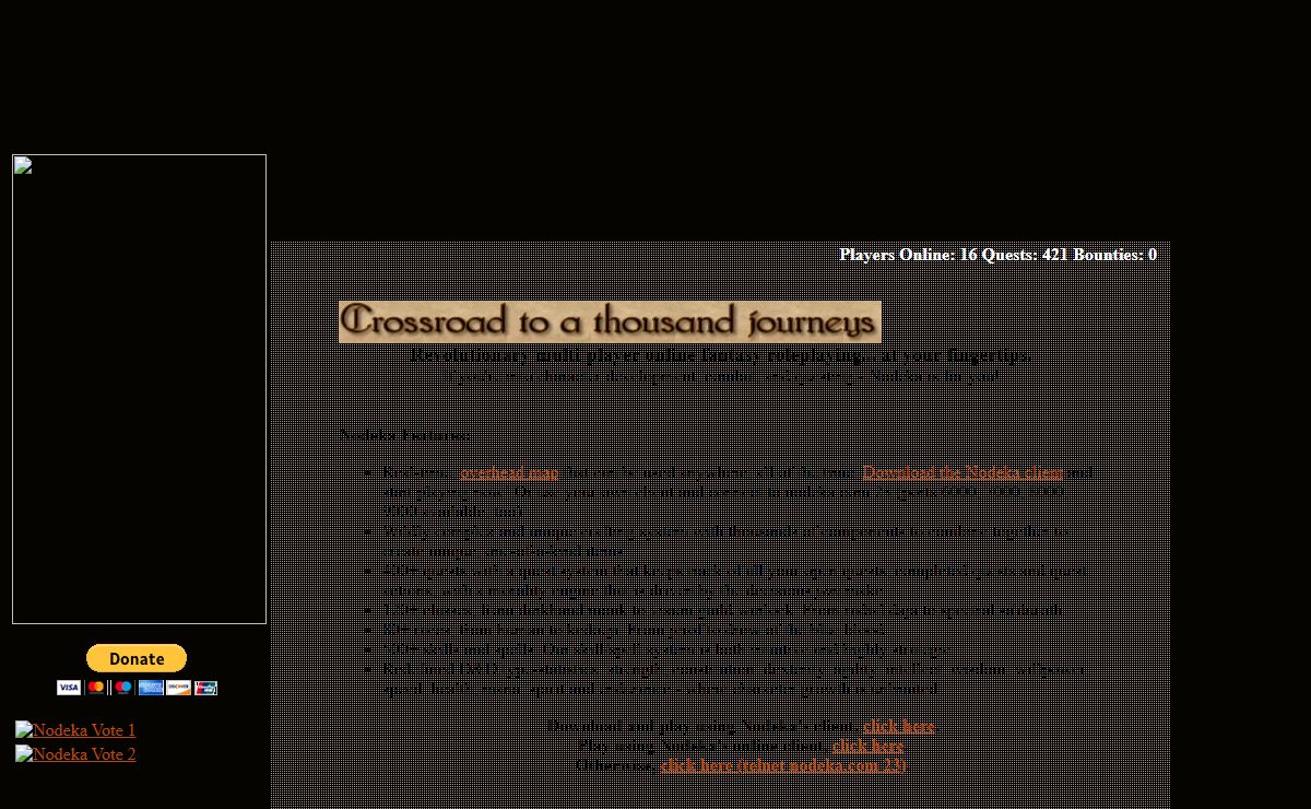Nodeka :: Crossroad to a Thousand Journeys