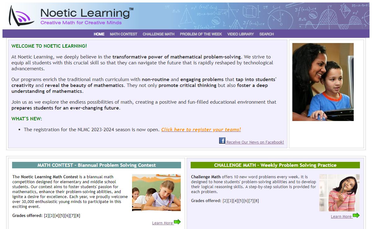 Noetic Learning Math - Creative Math for Creative Minds
