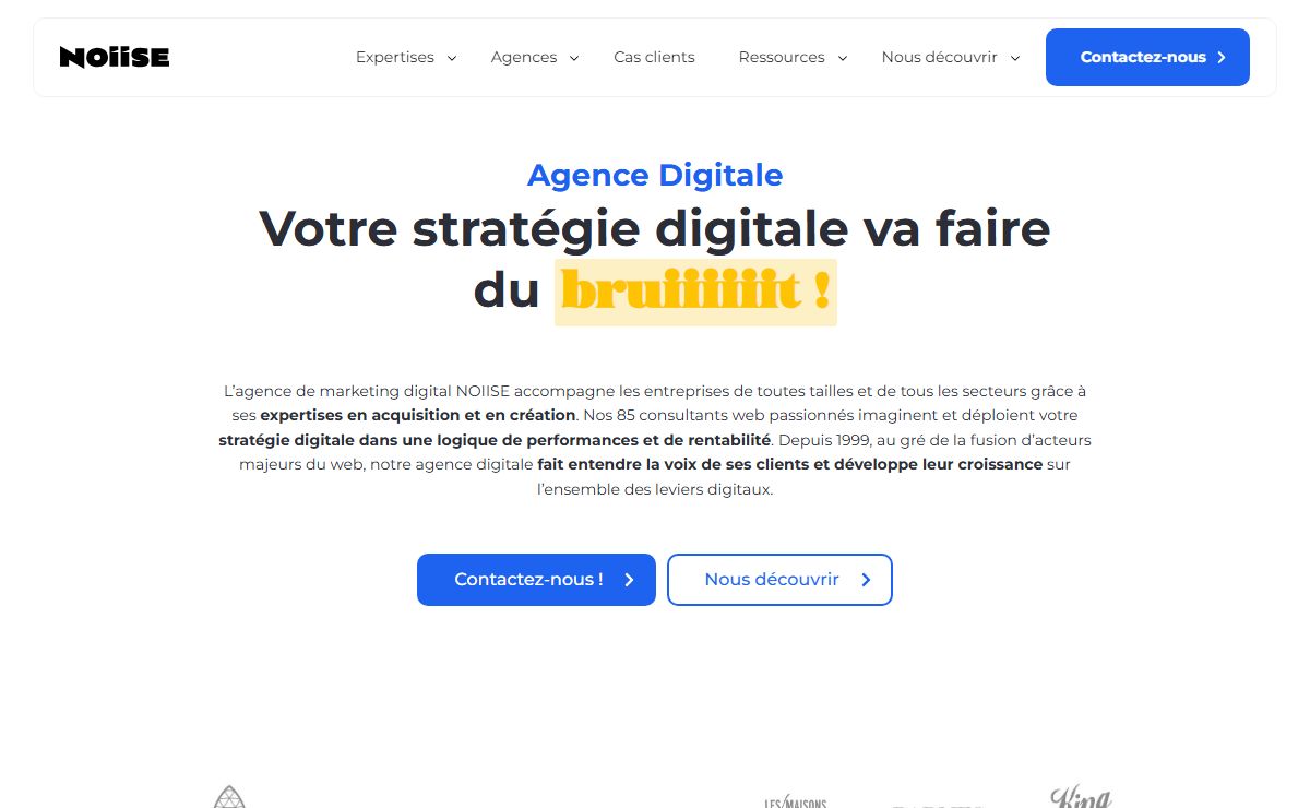 NOIISE - Agence Marketing Digital, Stratégie Web & Référencement