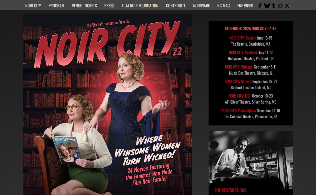 NOIR CITY Film Festival - The Film Noir Foundation