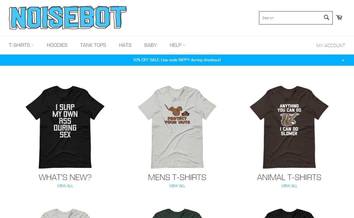 Funny T-Shirts | Funniest Tees Ever – NoiseBot.com
