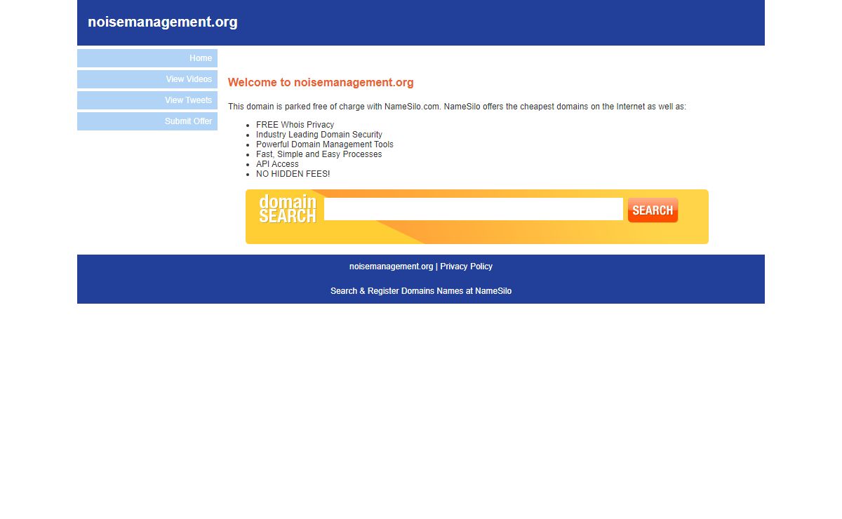 noisemanagement.org