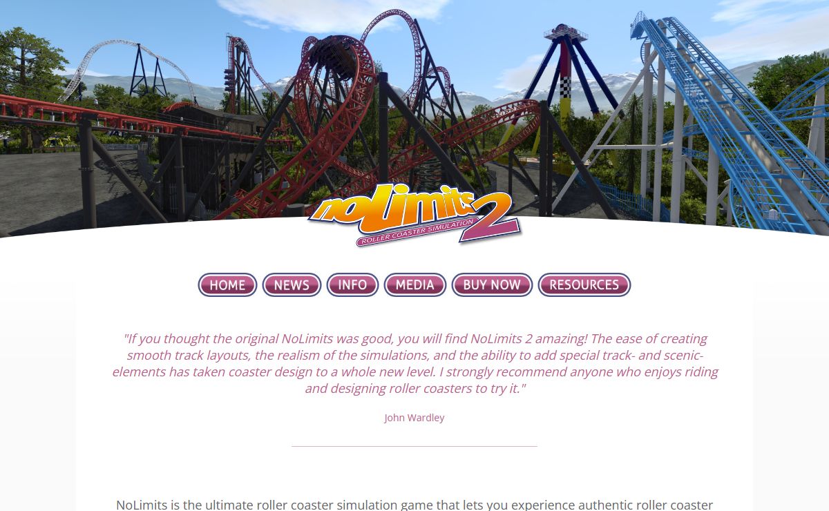 NoLimits 2 - Roller Coaster Simulation - Home