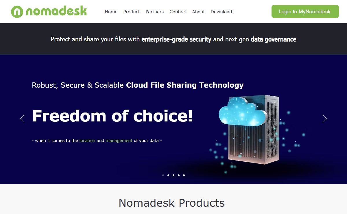 Nomadesk | Digital File Vault