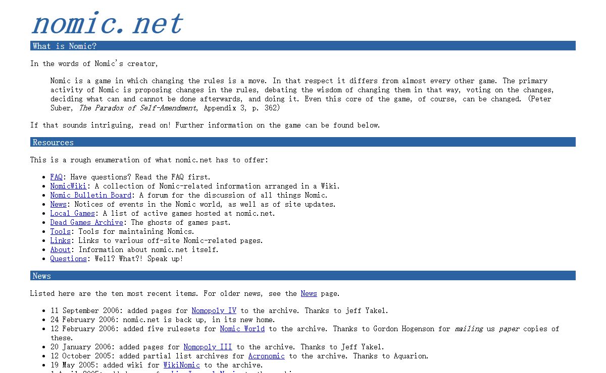 nomic.net: home of nomic stuff