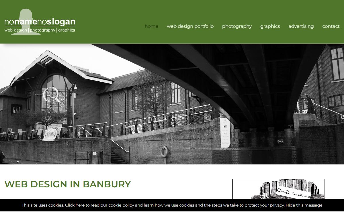 web design Banbury Oxfordshire - No Name No Slogan