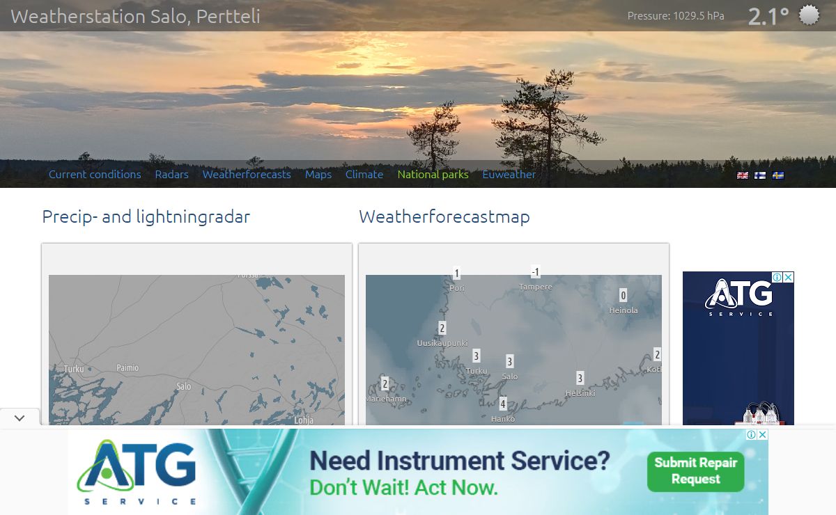 Weatherstation Salo, Pertteli