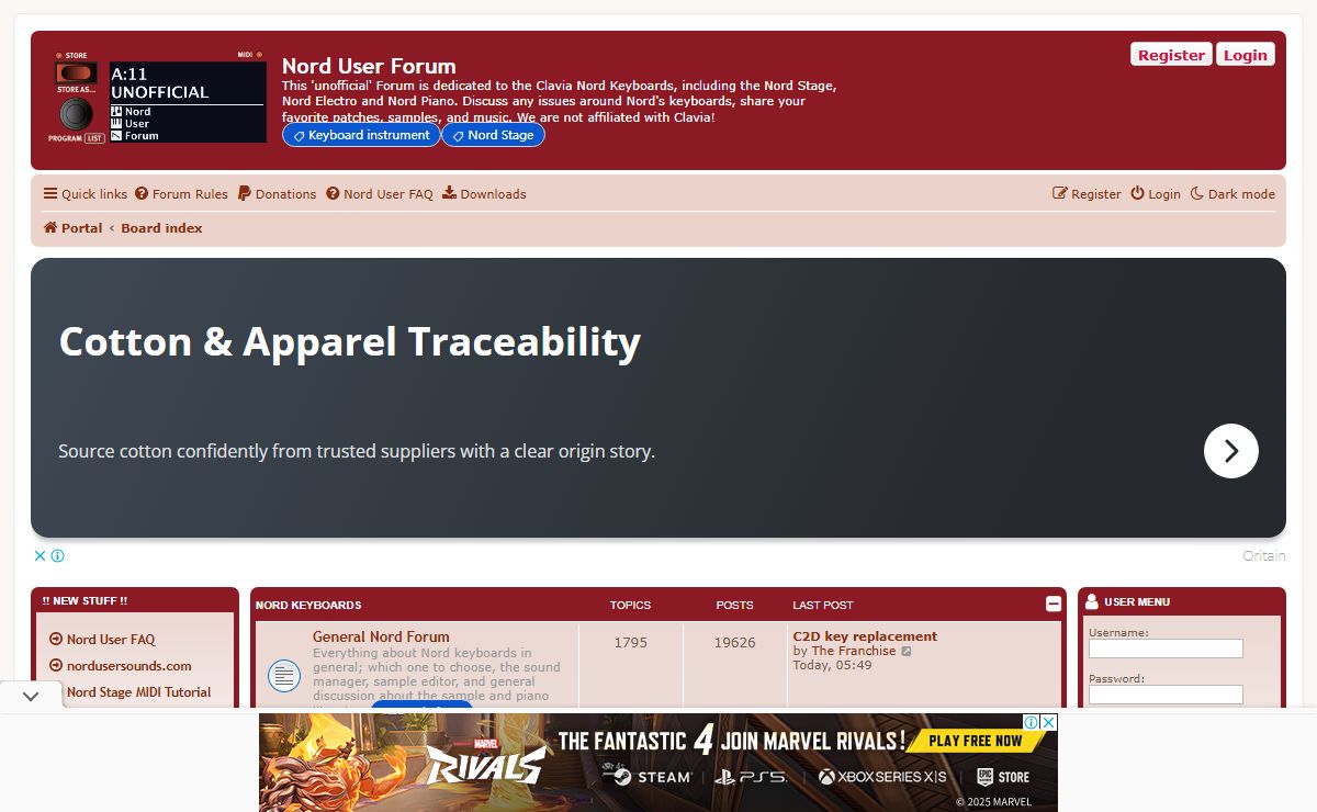 Nord User Forum - Portal