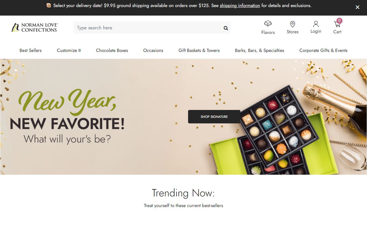 Norman Love Confections | Gourmet chocolate gifts from Norman Love Confections.
