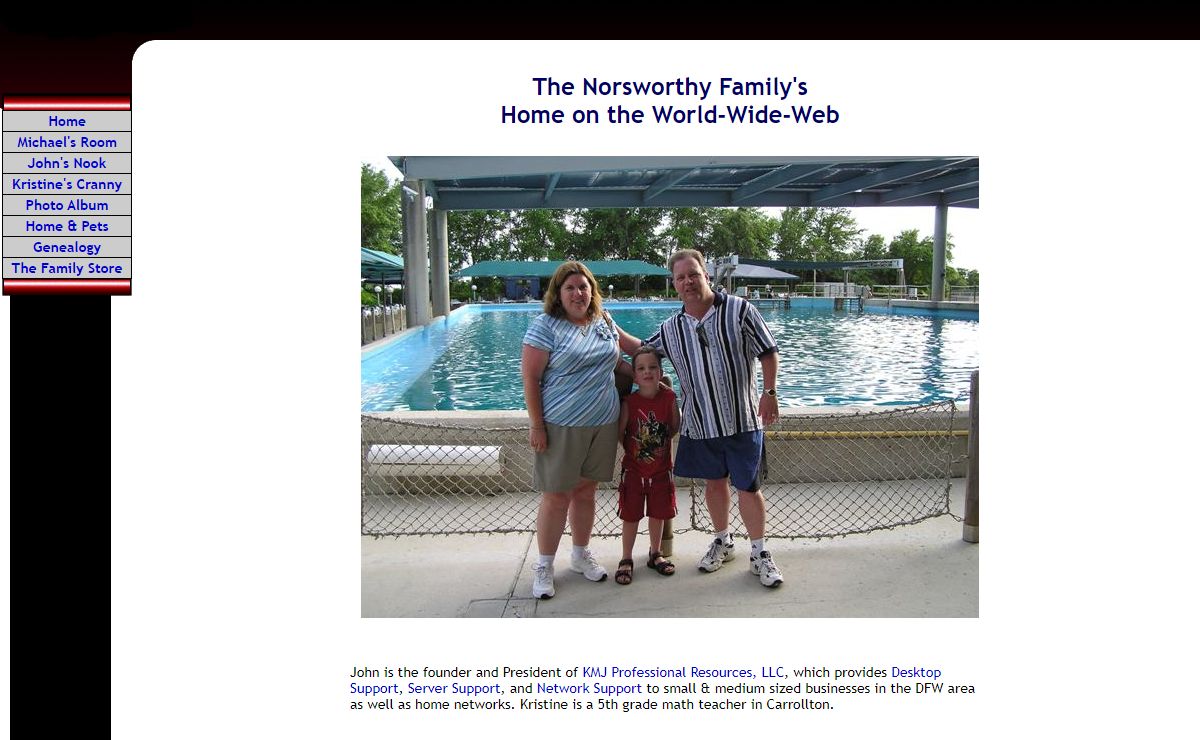 Welcome to the Norsworthy Family's Home on the World-Wide-Web