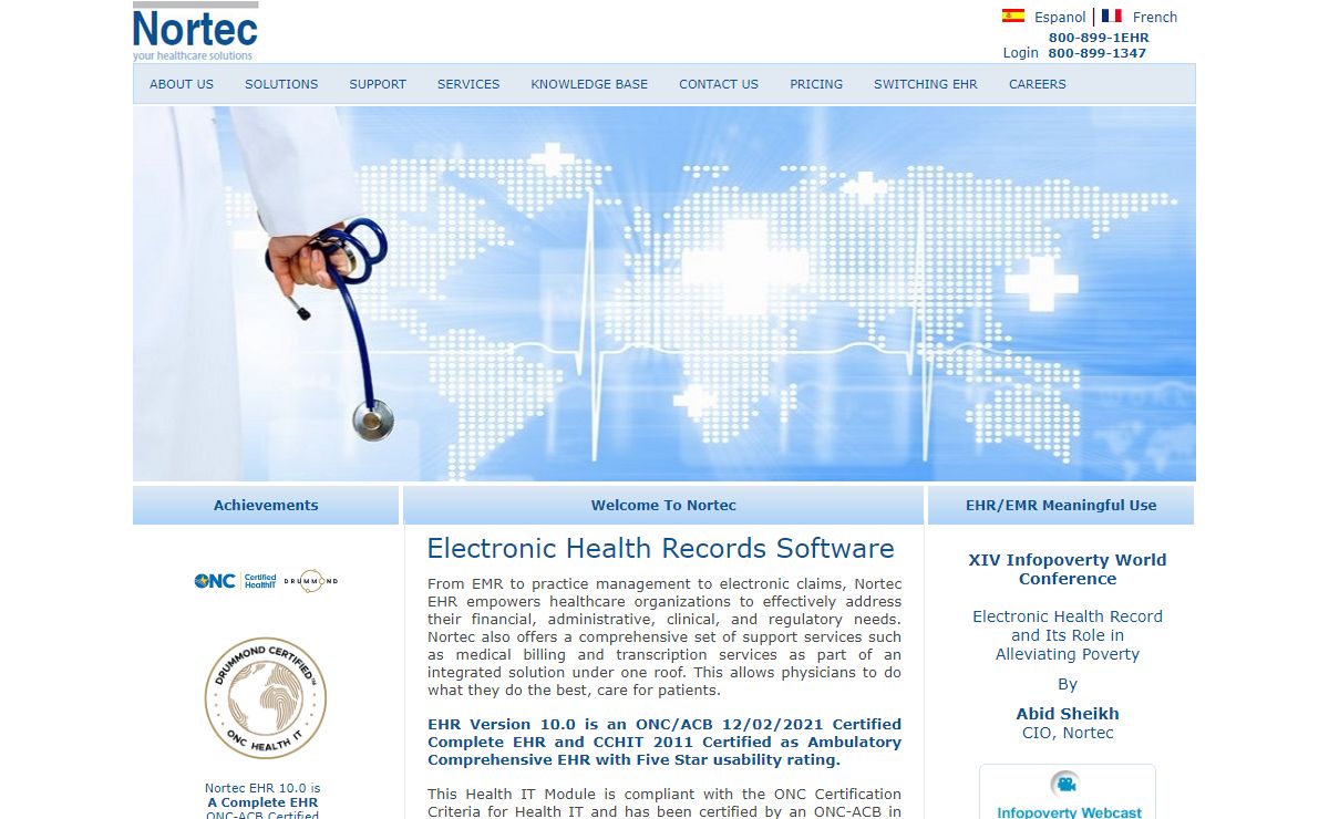Electronic Health Records Software | EMR Software | Nortec EHR