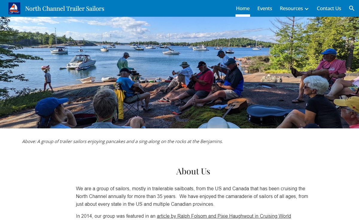 North Channel Trailer Sailors