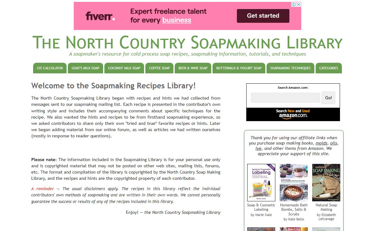 The North Country Soapmaking Library
