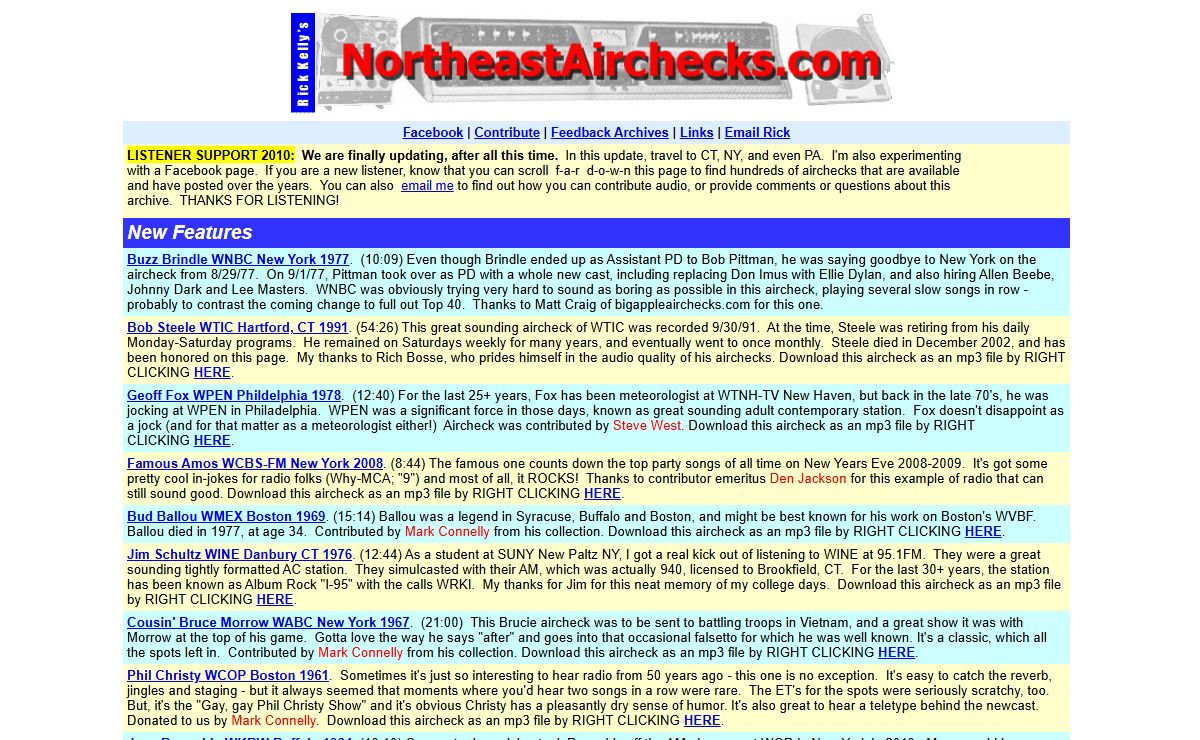 Radio:Aircheck:northeastairchecks.com