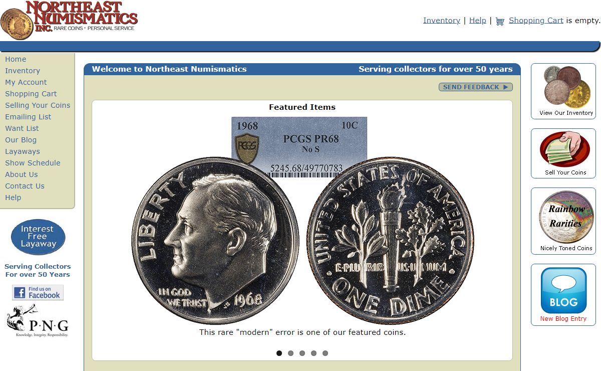 Buying and Selling Rare Coins at Northeast Numismatics